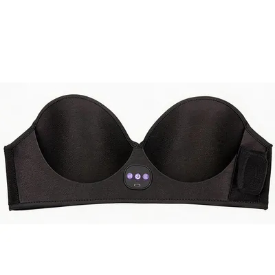 Produktbild von Beheizbarer Brustmassage-BH, elektrisches Massagegerät für Damen, kabellos, 3D Körperpflegegerät für Brustpflege Zuhause
