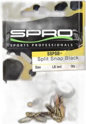 Produktbild von Spro Split Snap - Einhänger, Tragkraft:45lb, Größe:Gr. 3, Packungsinhalt:8 Stück