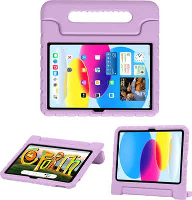 Immagine prodotto di custodia per iPad 10 2022 10,9 pollici, iPad 11 2025 11 pollici: imoshion Back Cover con maniglia di sicurezza per bambini
