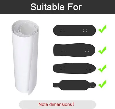 Image de Bande adhésive transparente pour skateboard - Accessoire pour longboard - Bande de protection pour skateboards et longboards