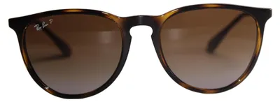 Produktbild von Ray-Ban Erika Classic, Erwachsener, Uni, Oval, Oval, Vollrand, Braun, Orange