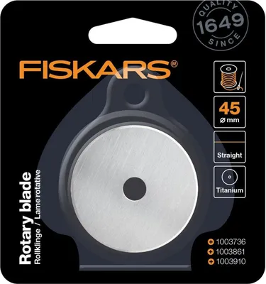 Obrázek produktu pro Fiskars Titanium Rollklinge gerader Schnitt Ø 45 mm