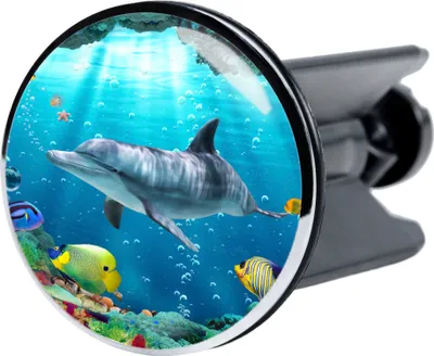 Produktbild von Waschbeckenstöpsel Delphin Korallen