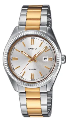 Produktbild von Casio Damen Armbanduhr LTP-1302PSG-7AVEG analog bicolor