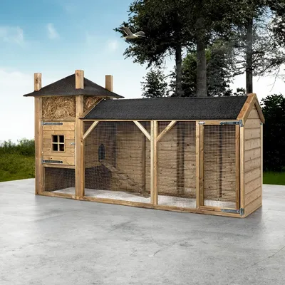 Productafbeelding van Glorenza Glorenza Sterre konijnenhok hooiberg | 340x110x190 cm