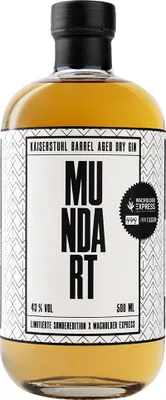 Produktbild von Mundart Barrel Aged Gin Wacholder Express Limitied Edition // 0,5L 43%