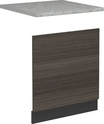Produktbild von Frontblende Vicco R-Line Edelgrau 60 cm , AP Marmor, Model 54226