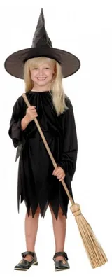 Immagine prodotto di PartyPro Costume da strega con cappello 4-6 anni