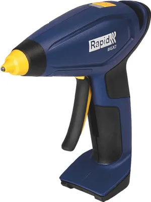 Produktbild von Rapid BGX7, Heißklebepistole, Schwarz, Blau, Kunststoff, 2,499 g/min, 20 s, 7 mm