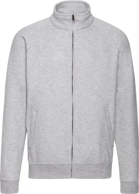 Obrázok produktu pre Fruit of the Loom 62-230-0 | Classic Sweat Jacket - Farbe: Farebnosť: Heather Grey - Veľkosť: M