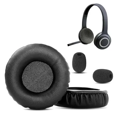 Zdjęcie produktu dla Poduszki nauszne do słuchawek logitech H600 skóra pianką pamięci