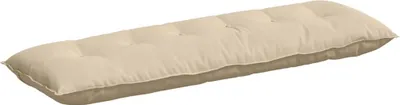 Obrázok produktu pre vidaXL Opierací vankúš, krémová farba, 160 x 50 cm, mikrovlákno