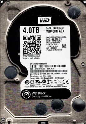 Produktbild von Western Digital WD4001FAEX 4TB SATA 3,5"