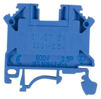 Image de bornier 2 fils 2,5mm2 bleu NOUVEAU ZSG 1-2,5Nn 11221313