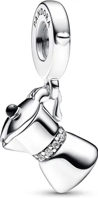 Image de PANDORA MOMENTS Charm cafetière expresso argent 792679C01