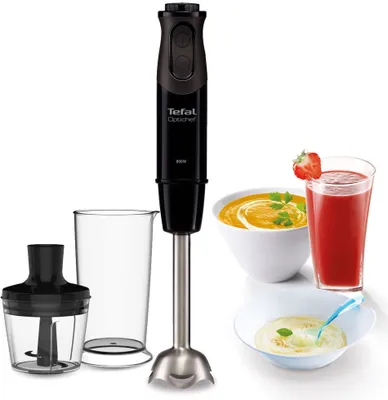 Produktbild von Tefal Optichef HB641 0,8 L Mixer de Tauchmotormixer 800 W Schwarz, Grau