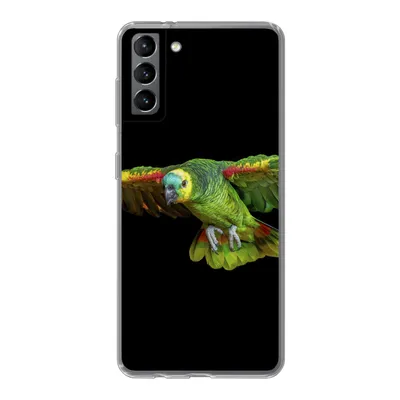 Produktbild von MuchoWow® Handyhülle Schutzhülle Hülle für Samsung Galaxy S21 Plus Papagei - Vogel - Federn Silikon Softcase Handy Hülle - Handy-Tasche