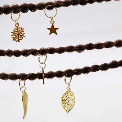 Produktbild von Haarclips - gold/silber - für Damen und Herren - Piratenhaarpflege - 220 Stück