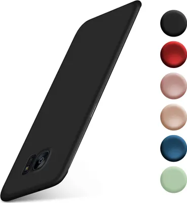 Produktbild von Alpha-Case für Samsung Galaxy S7 Edge, Farbe:Schwarz
