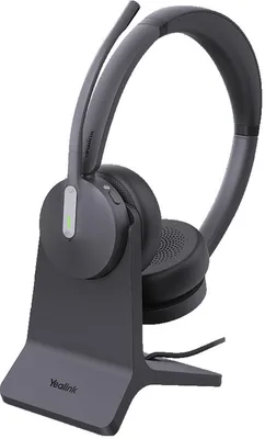 Produktbild von Yealink BH70 Dual mit Standfuß Teams USB-C/A Headset, Kabellos, 20 - 20000 Hz, Büro/Callcenter, 147 g, Kopfhörer, Schwarz