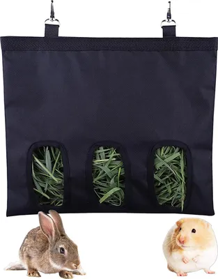 Imagen del producto de Jaula para pequeños animales, con 3 ventanas, lavable, fabricada en tela Oxford 600D, ideal para conejos y hámsteres