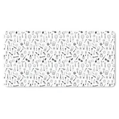 Produktbild von MuchoWow® Mauspad Mousepad Kosmetika - Muster - Make-up 60x30 cm - Mousepads - Maus Mat - Pad - Mausunterlage - Nachhaltig