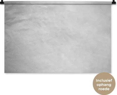 Produktbild von MuchoWow® Wandteppich Wandbehang Leder - Strukturiert - Lederoptik - Grau 90x60 cm Tapisserie Dekoration Wandtuch - Wandskulpturen - Bildteppich