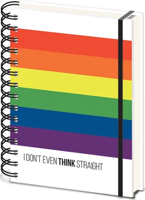 Obrázek produktu pro LGBT - Notebook - Ani nemyslím přímo