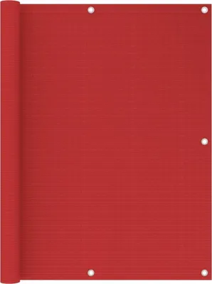 Produktbild von Balkon-Sichtschutz Rot 120x300 cm HDPE