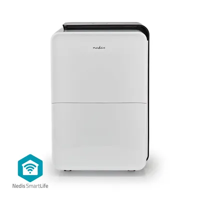 Produktbild von Nedis SmartLife Luftentfeuchter - Wi-Fi - 30 l/Tag - Entfeuchtung / Kontinuierlich / Trockene wäsche / Belüftung - Android / IOS - Einstellbarer hygrostat - 210 m³/h