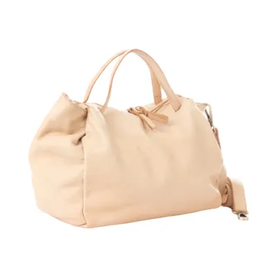 Produktbild von BZNA Bag Diana Beige Italy Designer Handtasche Schultertasche Tasche Leder