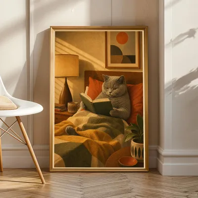 Britisch-Kurzhaar-Katze, Katzenposter, Produktansicht 1