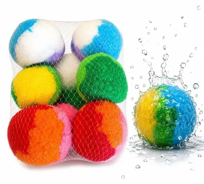 Produktbild von Wiederverwendbare Wasserbälle, 8 cm, Set mit 9 Stück