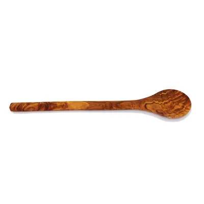 Produktbild von Handgefertigter Kochlöffel rund 30 cm aus Olivenholz