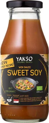 SOS SOJOWY SŁODKI DO WOKA BIO 240 ml - YAKSO