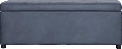 Obrázok produktu pre vidaXL Lavica s úložným priestorom 116 cm Sivý Velúr