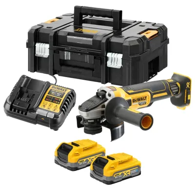 Imagen del producto de Amoladora angular inalámbrica DEWALT DCG405S2T-QW