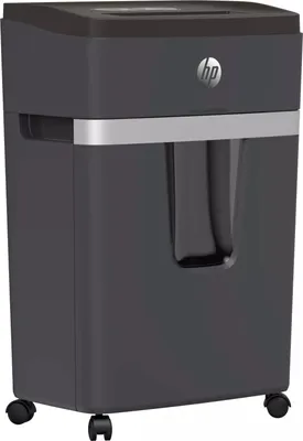 Produktbild von Hewlett Packard 581837 PRO SHREDDER 12MC Aktenvernichter, Mikroschnitt, P-5, 12 Karten, 25l, dunkelgrau