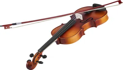 Immagine prodotto di SucceBuy violino 4/4 in legno massiccio, set con braccio da 584,2 mm, marrone opaco, a partire dai 12 anni di età