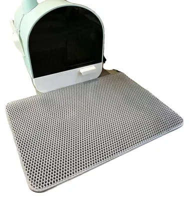 Immagine prodotto di Tappetino assorbente per lettiera, impermeabile, antiscivolo, GRIGIO, 45x60 cm