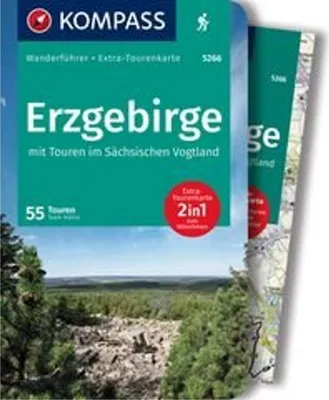 Image de KOMPASS Wanderführer Erzgebirge, 55 Touren mit Extra-Tourenkarte