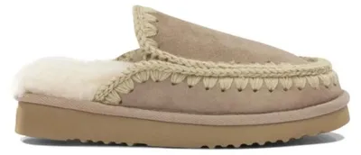 Image de MOU mules en cuir femme beiges - 40