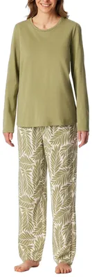 Productafbeelding van Schiesser dames pyjama set, lange mouwen, zachte katoen - Nachtkleding