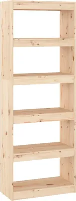 Obrázok produktu pre vidaXL Regál na knihy / Room Divider 60x30x167,5 cm Masívne borovicové drevo