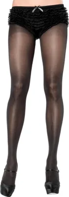 Produktbild von Unifarbene Strumpfhose schwarz Größe: Uni
