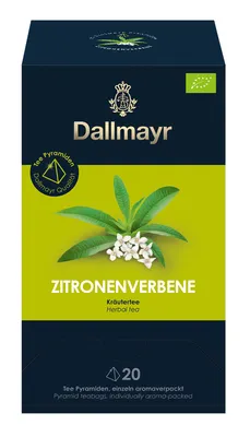 Produktbild von Dallmayr Kräutertee Zitronenverbene, 20 Pyramidenbeutel
