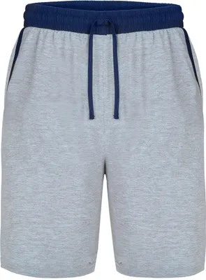 Image de Ladeheid Hommes Pantalon de pyjama court Hommes Pantalon court avec poches Shorts pour hommes LA40-253 (bleu marine mélangé, M)