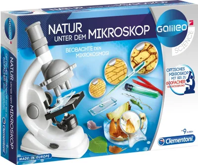 Produktbild von Clementoni 69804 Galileo - Natur unter dem Mikroskop