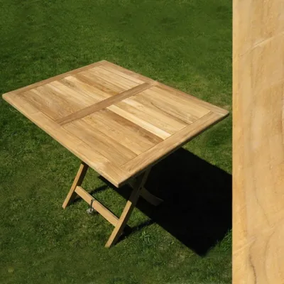 Produktbild von Gartentisch Klapptisch Paris in premium Teak 90 x 70 cm