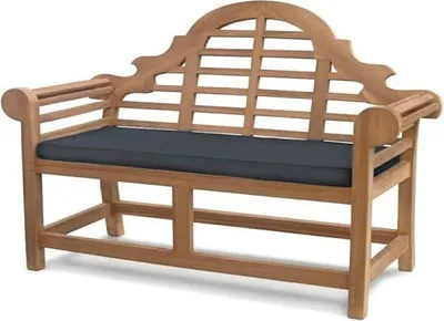 Obrázok produktu pre Vankúš na lavičku 140cm x 47cm pre záhradnú lavičku Caserta čierna